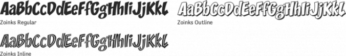 Zoinks Font Preview