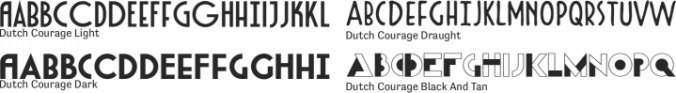 Dutch Courage font download