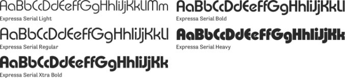 Expressa Serial Font Preview