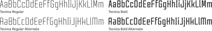 Tecnica Font Preview