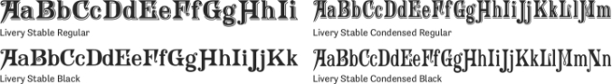 Livery Stable Font Preview