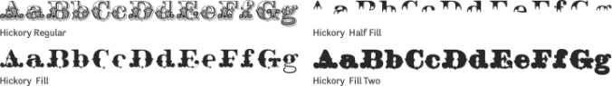 Hickory Font Preview