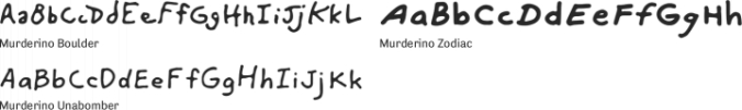 Murderino Font Preview