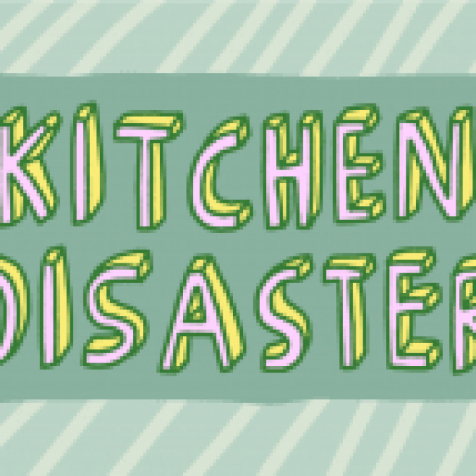 Kitchen Disaster Font Preview