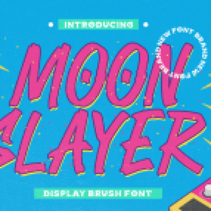 Moon Slayer Font Preview