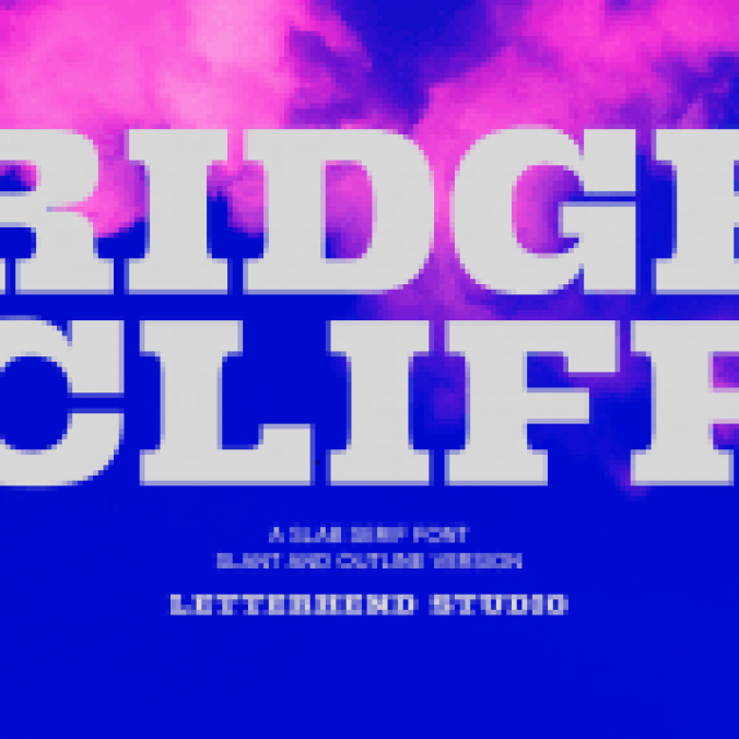 Ridge Cliff Font Preview