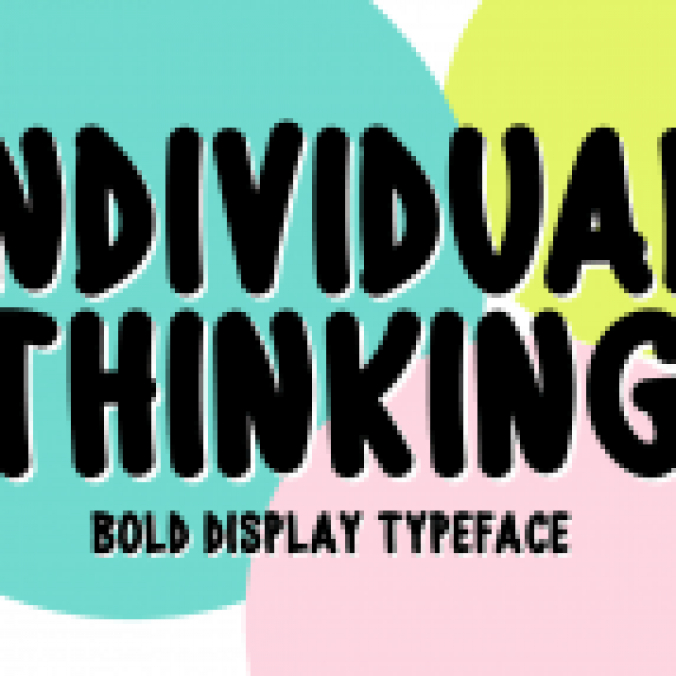 Individual Thinking Font Preview