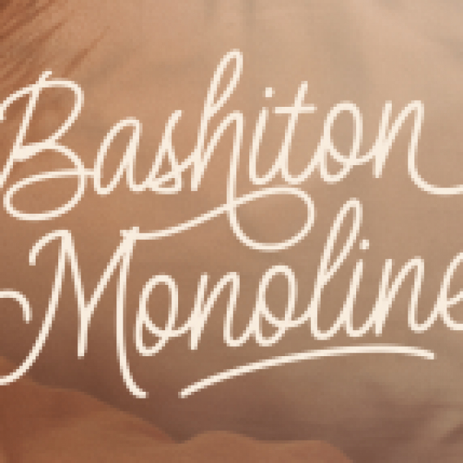 Bashiton Monoline font download