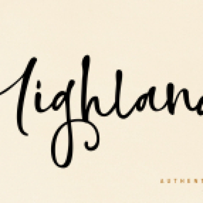 Highland font download