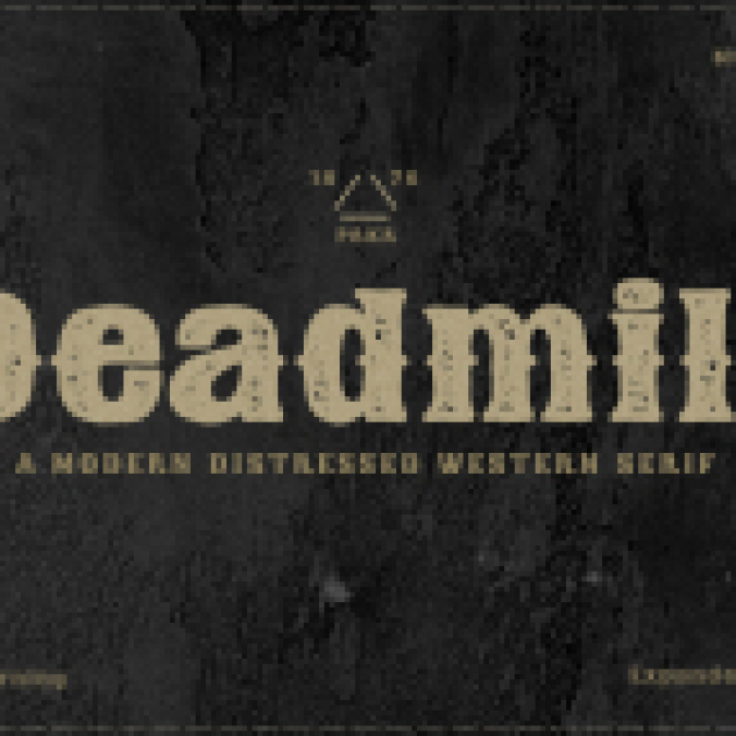 Deadmill Font Preview