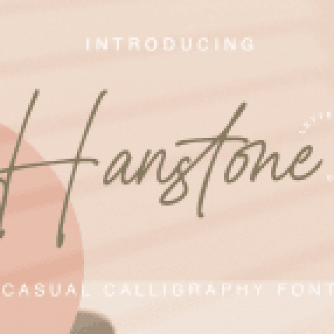 Hanstone font download