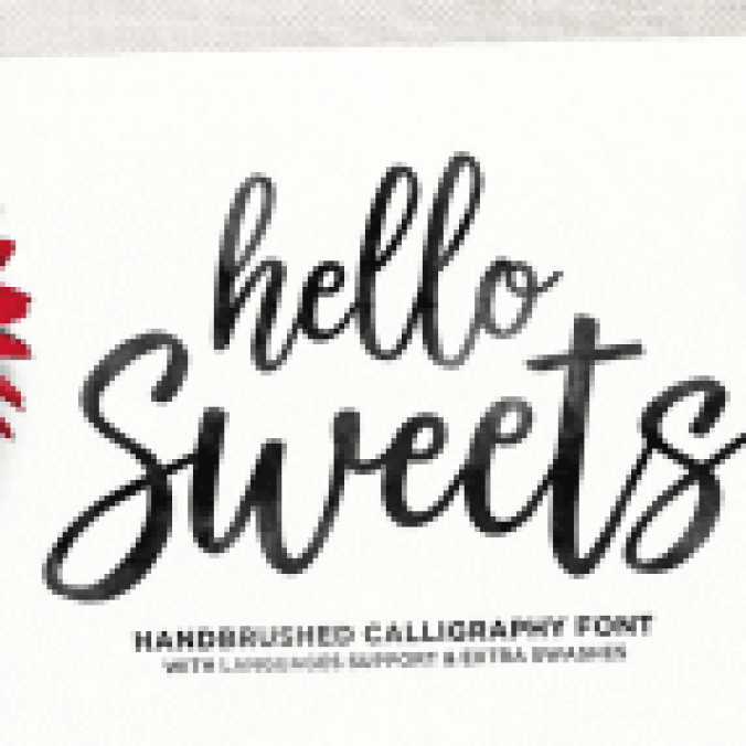 Hello Sweets Script font download