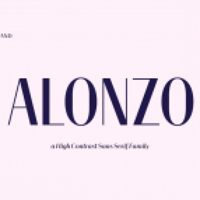 Alonzo font download