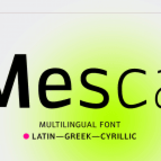 Mesca font download