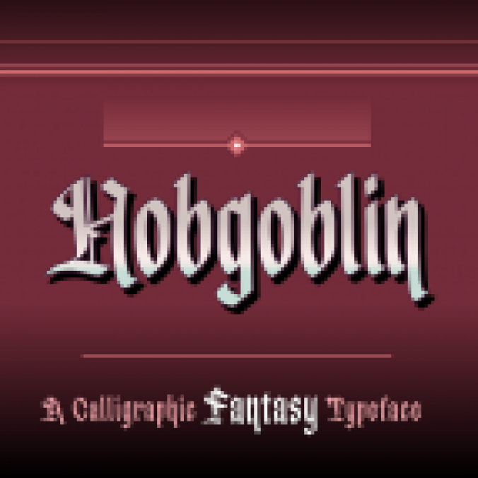SB Hobgoblin Font Preview