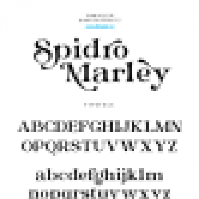 Spidro Marley font download