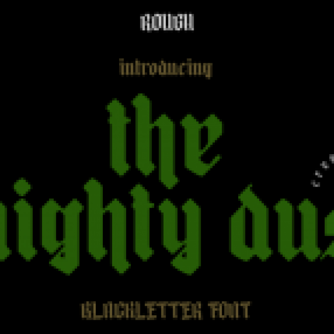 mighty dust font download