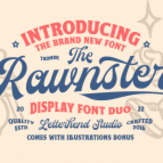 The Rawnster Font Preview