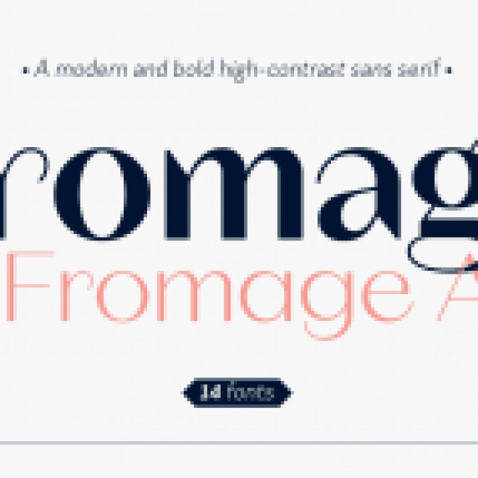 Fromage Font Preview