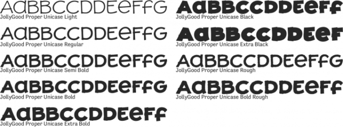 JollyGood Proper Unicase font download