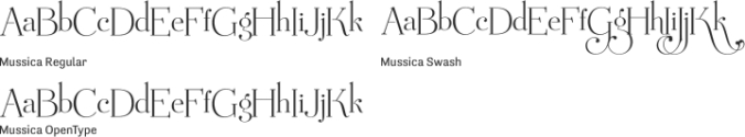 Mussica Font Preview