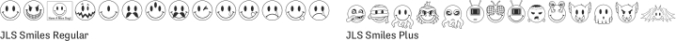 JLS Smiles Font Preview