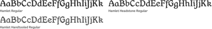 Hamlet Font Preview