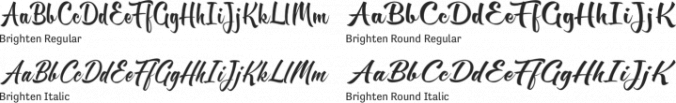 Brighten Font Preview