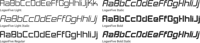 LoganFive Font Preview