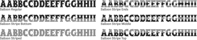 Salloon Font Preview