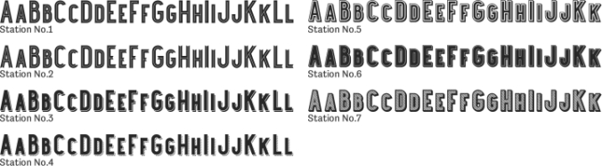 Station Font Preview