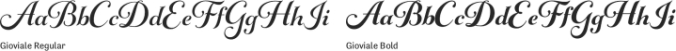 Gioviale Font Preview