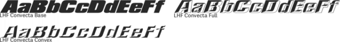 LHF Convecta Font Preview
