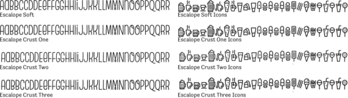 Escalope Font Preview