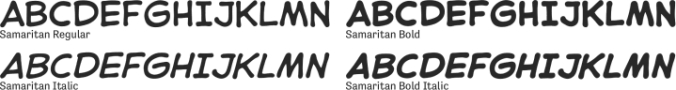 Samaritan Font Preview
