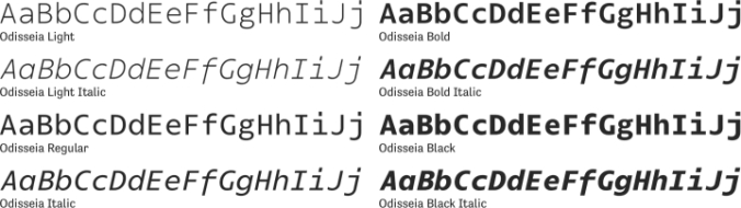 Odisseia Font Preview