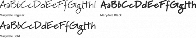 Marydale Font Preview