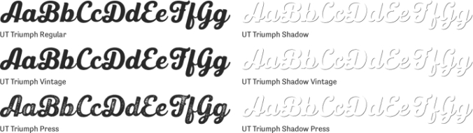 UT Triumph Font Preview