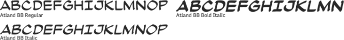 Atland BB Font Preview