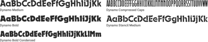 Dynamo Font Preview
