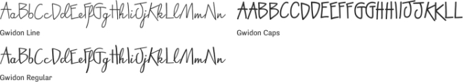 Gwidon Font Preview