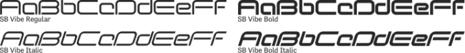 SB Vibe Font Preview