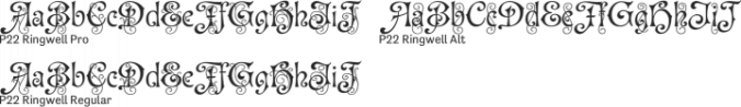 P22 Ringwell Font Preview
