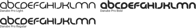 Danube Pro Font Preview