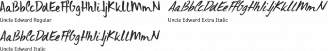 Uncle Edward Font Preview