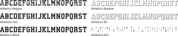 Athletico Font Preview