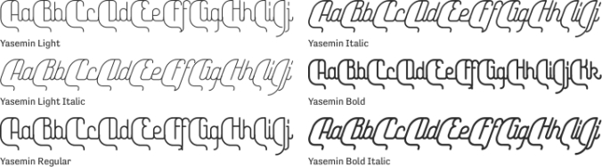 Yasemin Font Preview
