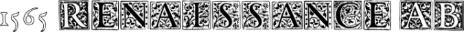 1565 Renaissance Font Preview