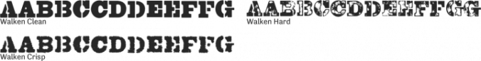 Walken Font Preview