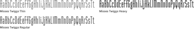 Misses Twiggs Font Preview